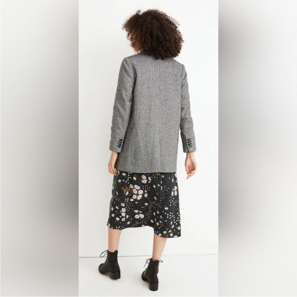 NWOT Madewell Herringbone Larsen Blazer M - Picture 3 of 5